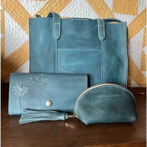 Aqua Portland Leather Lola bundle